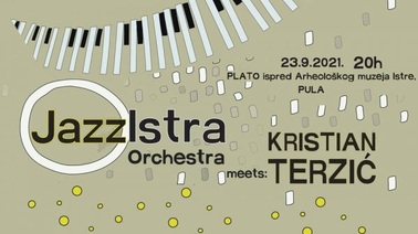 JazzIstra orchestra na terasi Arheološkog muzeja 